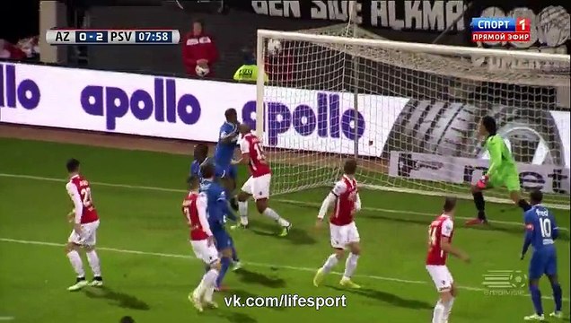 AZ Alkmaar 2 - 4 PSV Eindhoven All Goals and Full Highlights 13-02-2015 Eredivisie
