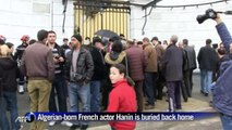 Algerian-born French actor Hanin is buried back home