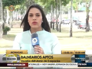 Cinco balnearios aptos en Monagas para asueto de Carnaval