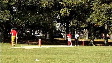 Blackwood 4 Consecutive Sixes( 6,6,6,6) hammers Dominic Rikki, Global T20