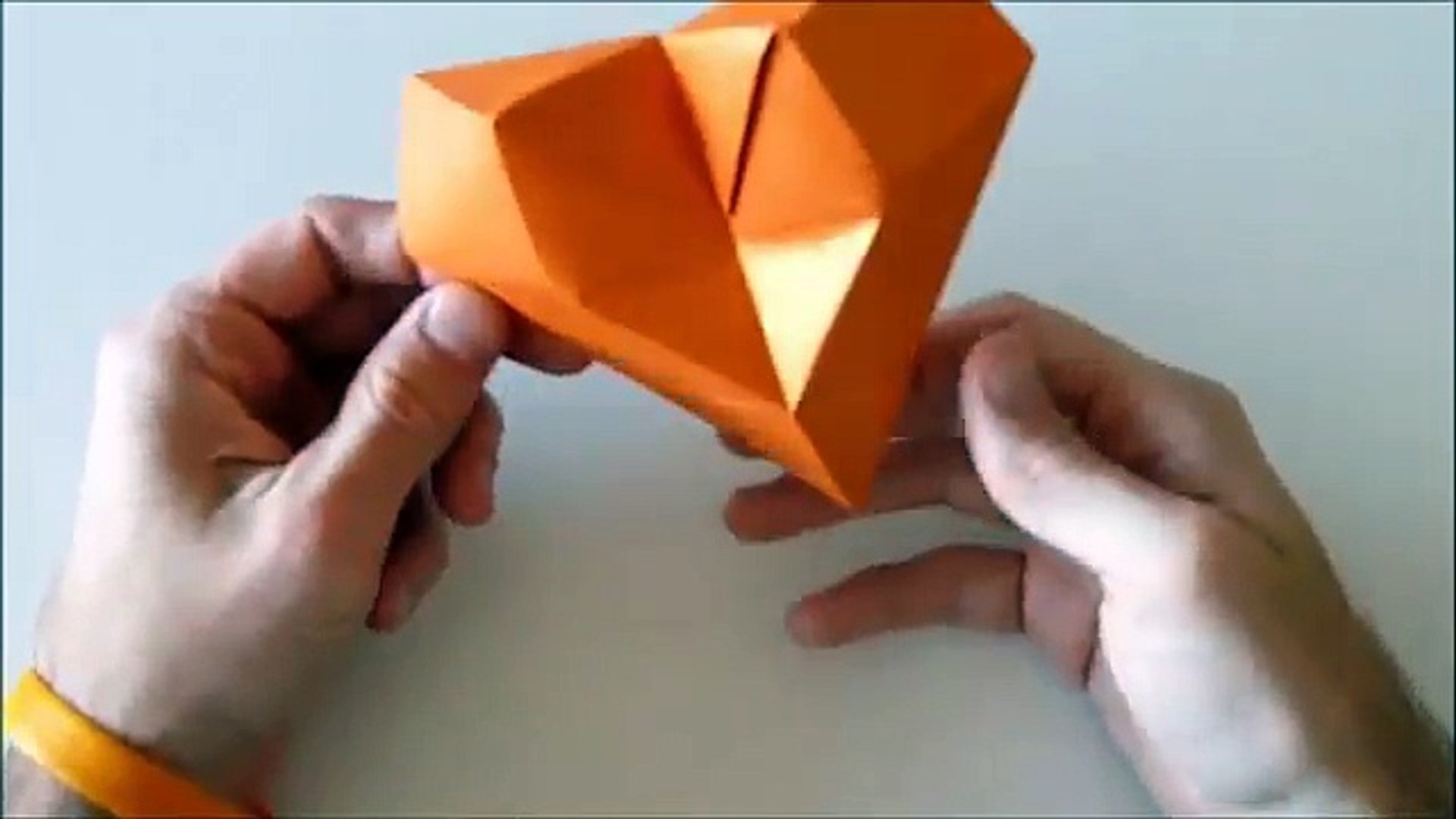 Cómo hacer un corazón de papel, origami - video Dailymotion