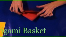 Origami: Korpica Od Papira-How to make Basket out of paper
