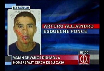 Callao: Sicarios en moto matan a vigilante de 5 balazos
