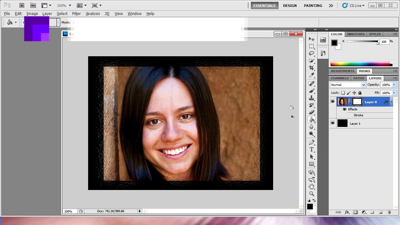 Create Photo Borders in Photoshop CS5 and CS4