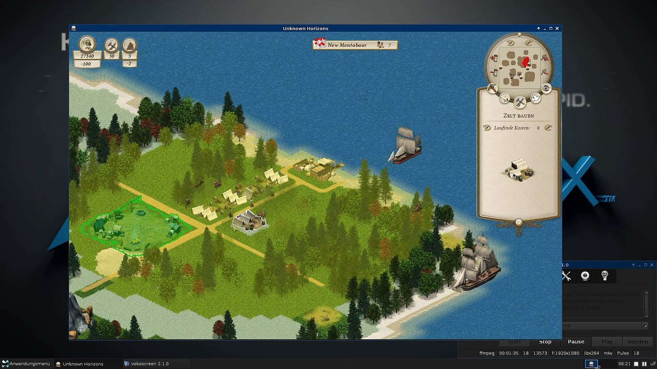 Arch Linux : Unknown Horizons [native]