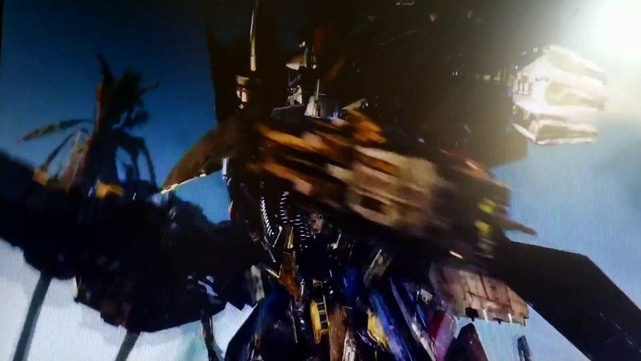 Transformers 2 Optimus Prime kills The Fallen and blows up Megatron's face
