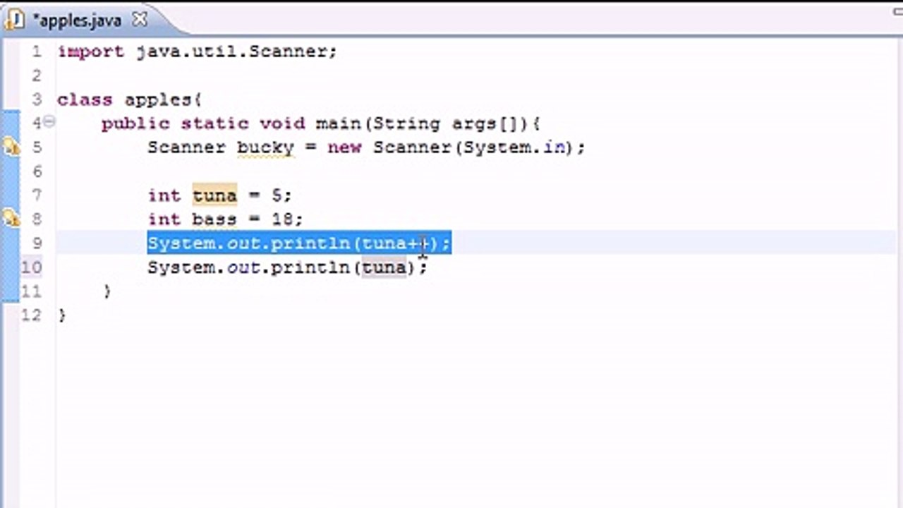Java Programming Tutorial - 9 - Increment Operators