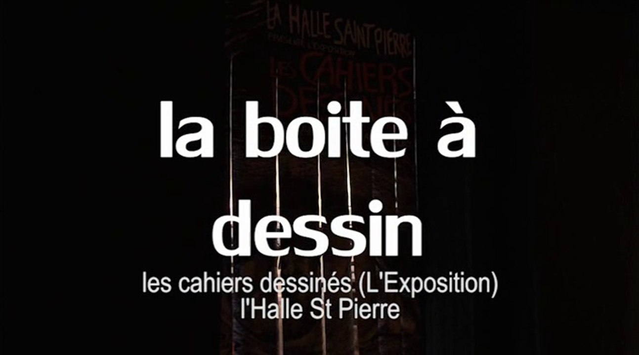 REGARD 307 - Exposition LES CAHIERS DESSINEES à la Halle Saint Pierre . RLHD.TV