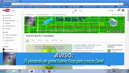 AVISO - Tô pensando em grava Games Plays para o nosso Canal
