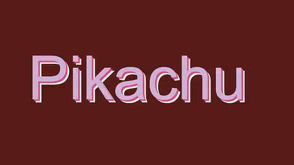How to Pronounce Pikachu (Urban Slang Word)
