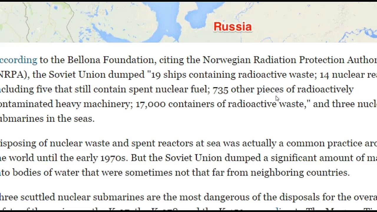 Discarded Russian Submarines Could Cause a Nuclear Disaster in the Arctic