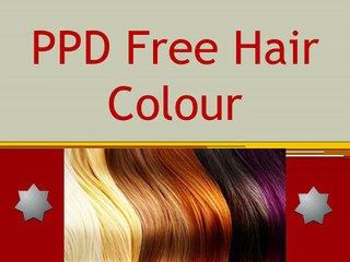 PPD Free Natural Hair Dye