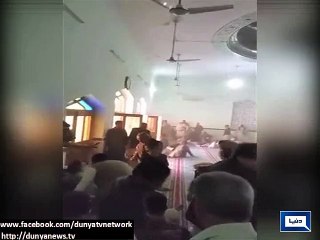 Dunya News - Hayatabad Imambargah Attack: Footage of Firing