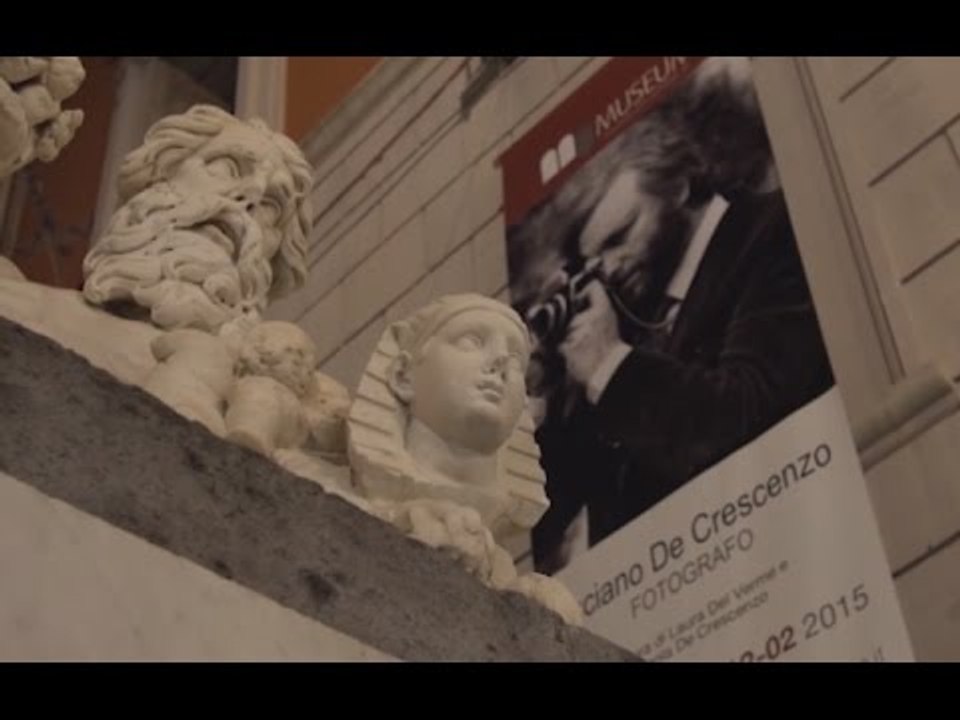 Napoli - Grande successo della mostra fotografica di Luciano De Crescenzo (13.02.15)