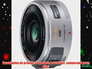 Panasonic Objectif PowerZoom Lumix G X Vario PZ 14-42 mm avec zoom motoris?