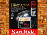SanDisk Extreme Pro 256 Go Carte m?moire CompactFlash UDMA7 SDCFXPS-256G-X46