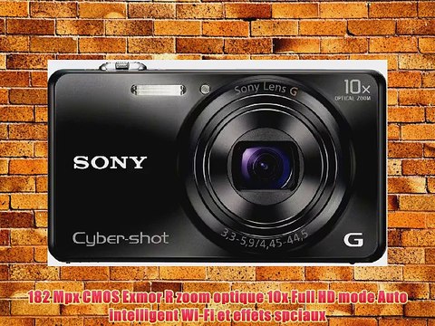 Sony DSC-WX200/BC.CE3 Appareil Photo Numerique cyber-shot 18.2 Mpix zoom opt:10x Noir