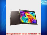 Samsung Galaxy Tab S Tablette tactile 101 (2565 cm) (16 Go Android KitKat 4.4 Bluetooth 4.0