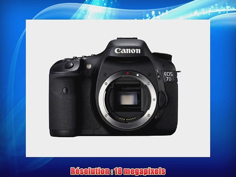 Canon - EOS 7D - Appareil photo num?rique reflex - 18 Mpix - Ecran LCD 3 - Bo?tier nu