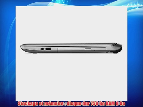 HP Pavilion 17-f240nf PC portable 173 Argent (Intel Pentium 8 Go de RAM Disque Dur 750 Go Windows
