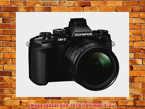 Olympus OM-D E-M1 Kit Appareil photo hybride 163 Mpix Objectif M.Zuiko Digital ED 12-40 mm
