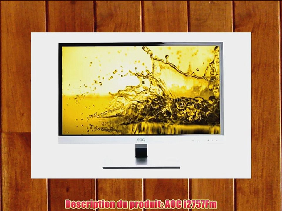 AOC i2757Fm Ecran PC LED 27 (686 cm) 1920x1080 IPS HDMI VGA USB