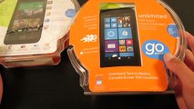 Nokia Lumia 635 and HTC Desire 610 at&t Go Phone Unboxing