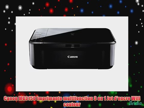 Canon MG3150 Imprimante multifonction 3 en 1 Jet d'encre Wifi couleur