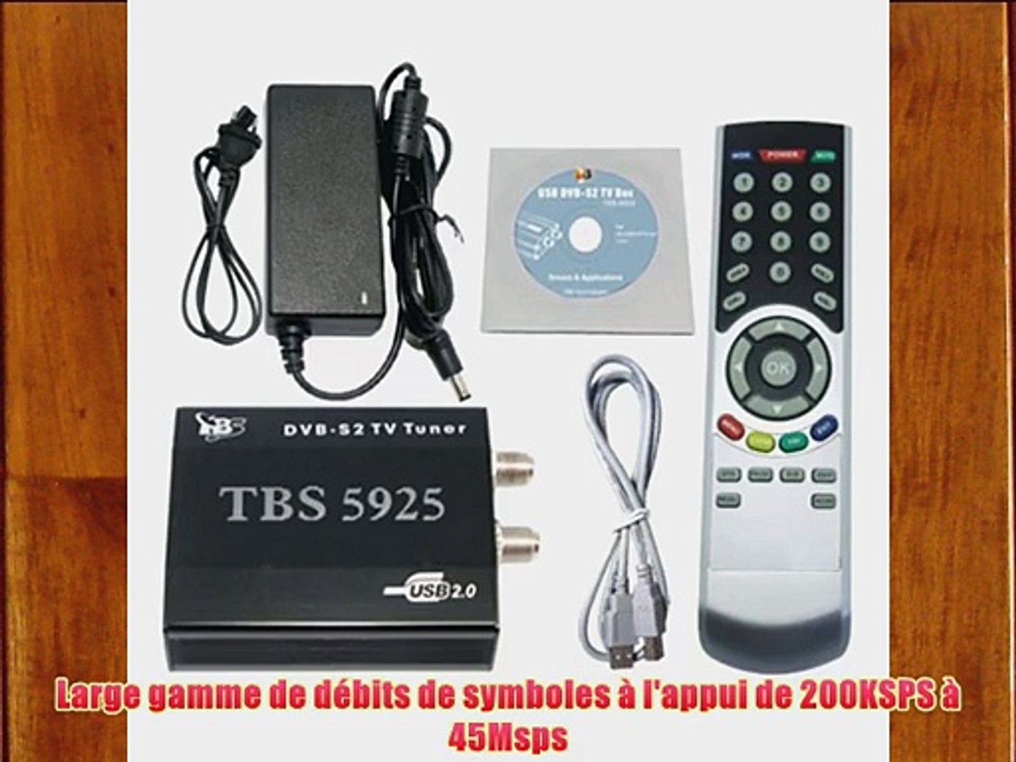 TBS 5925 external USB 2.0 DVB-S2 HD satellite tuner box for  PCprofessionnelle num?rique bo?tier - video Dailymotion