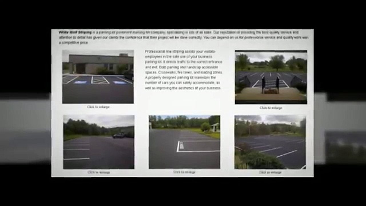 Parking Lot Line Painting Stencils Available at White Wolf Striping