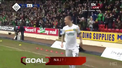 Leigh Griffiths 0:1 | St.Johnstone - Celtic 14.02.2015 HD