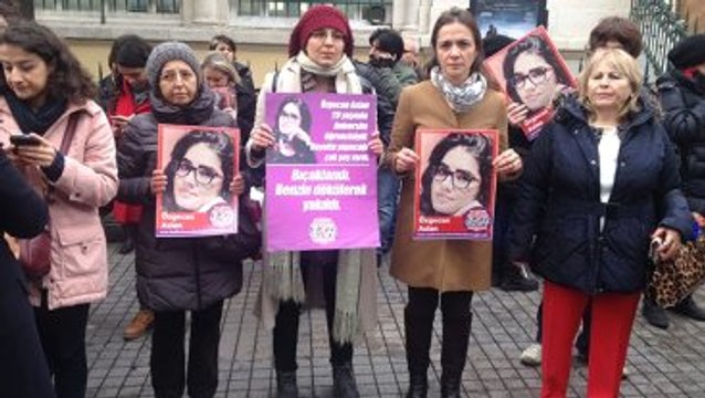 Özgecan Aslan için Taksim'de Protesto