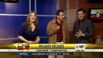 Rolando delgado en viva la mañana productor de Alfredo Lopez y su grupo Heroes