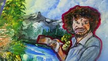 How to airbrush bob ross like bob ross with new airbrush techniques