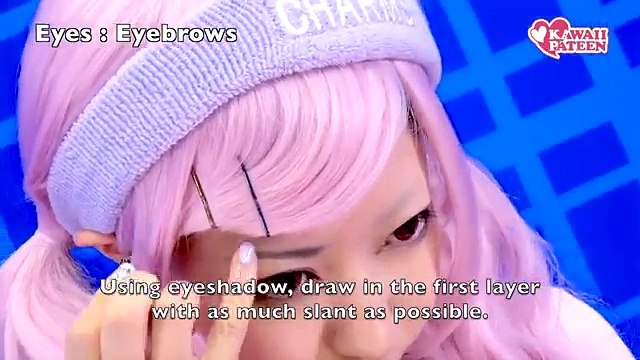 NARUTO COSPLAY MAKEUP TUTORIAL How-to by kawaii Japanese model Kimura U|木村優のナルト風コスプレメイク方法講