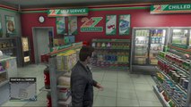 GTA V Online Multiplayer Gameplay- How To Correctly Rob A Store in Grand Theft Auto