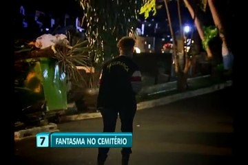 Caméra caché effrayante dans un cimetière au brésil