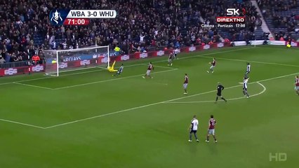 Saido Berahino 4:0 Great Goal | West Bromwich Albion - West Ham United 14.02.2015 HD