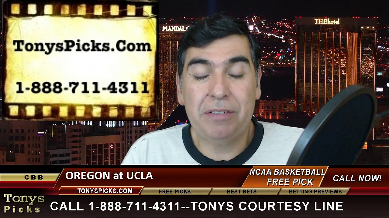 UCLA Bruins vs. Oregon Ducks Free Pick Prediction NCAA College Basketball Odds Preview 2-14-2015