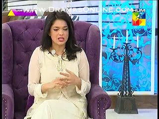 Sanam Jung Leaking Out Naveen Waqar's Secrets Of Shooting On Her Live Morning Show