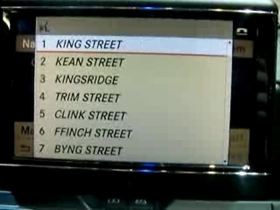 Nouveau GPS Mercedes