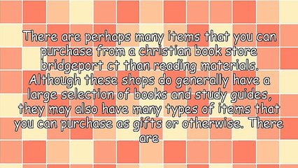 Finding Many Gift Items At A Christian Book Store Bridgeport CT