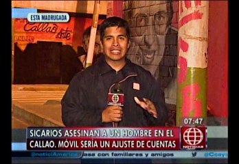 Sicarios en el Callao vuelven a atacar y matan a delincuente