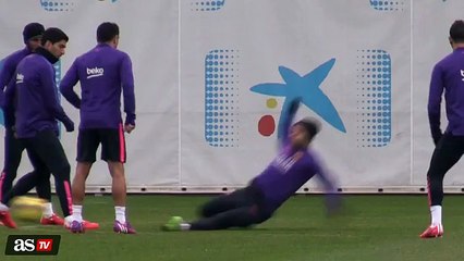 Barcelona: ¿Luis Suárez se molestó con Javier Mascherano por esta jugada? (VIDEO)