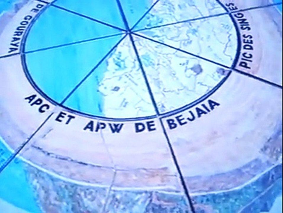 Le Pic des Singes - La table d'orientation - Bejaia