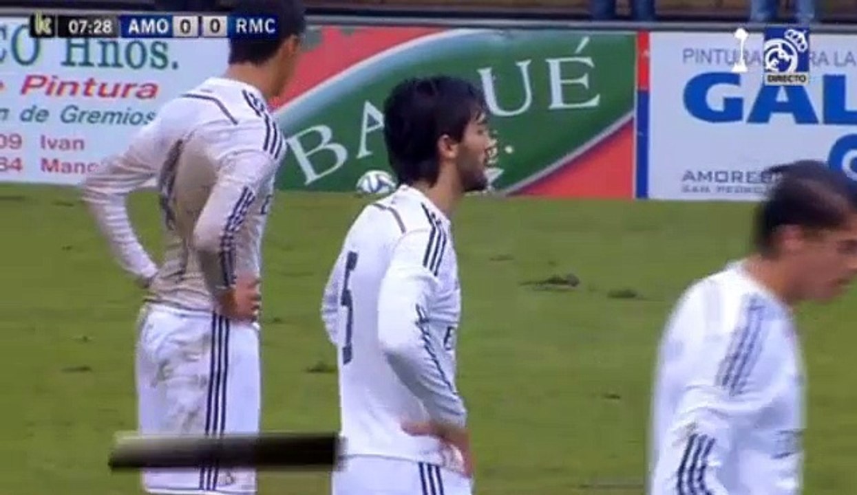 Amorebieta vs Real Madrid Castilla 1-1 Todos los goles Martin Ødegaard Inicialista