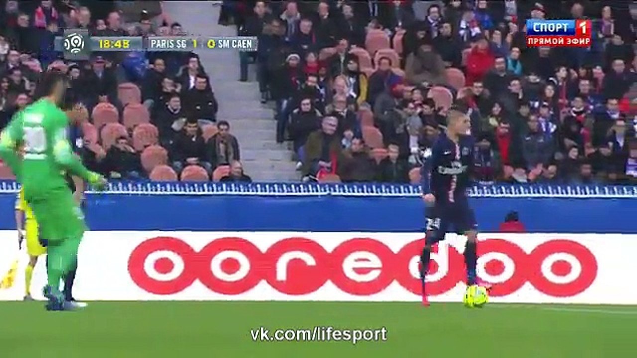 PSG 2 - 2 Caen All Goals and Full Highlights 14...