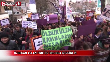 Özgecan protestosunda şok!