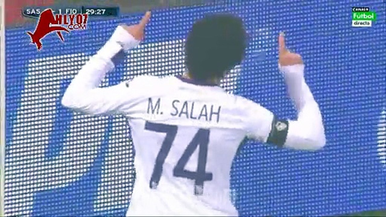 محمد صلاح يحرز أول هدف مع فيورنتينا في ساسولو ا...