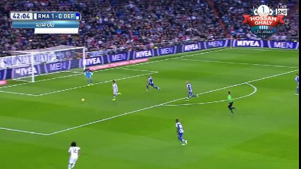 ترقيصه رونالدو للاعب ديبورتيفو لاكورونا "كوبري"